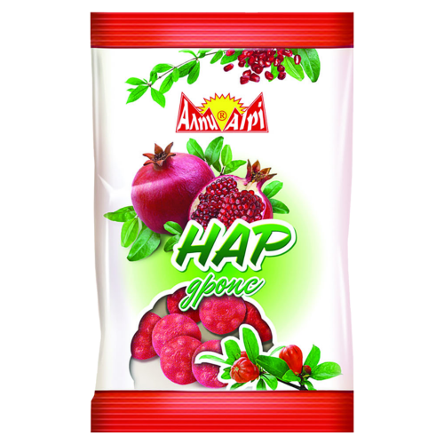 Alpi Granatapfel Dragee Drops Bonbons | 90 g Alpi Granatapfel Drops aus Bulgarien.