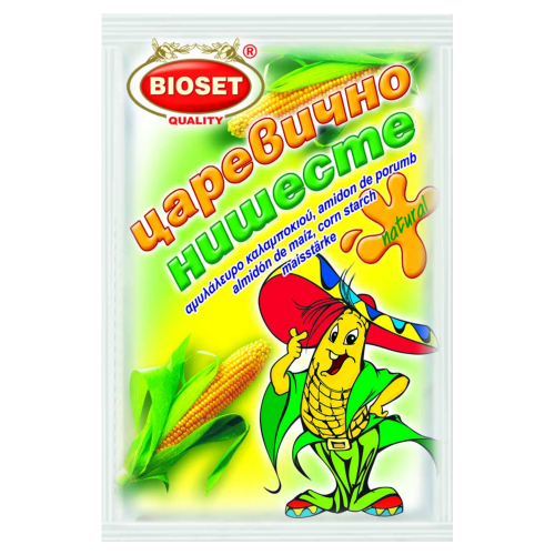 Bioset Maisstärke Speisestärke | 60 g Bioset Maisstärke Speisestärke aus Bulgarien.