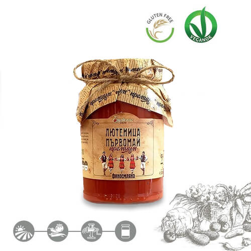 Bulcons Premium Ljutenica Parvomay | 265 g Bulcons Premium Ljutenica Parvomay 525g aus Bulgarien.