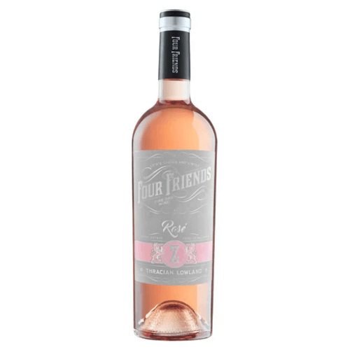 Four Friends Cabernet Franc & Cabernet Sauvignon Rose | 0,75 l Four Friends Cabernet Franc & Cabernet Sauvignon Rosewein aus Bulgarien.