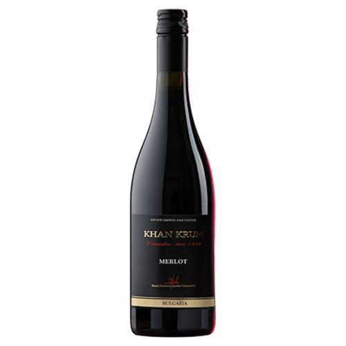 Khan Krum Merlot | 0,75 l Khan Krum Merlot aus der Schwarzmeerregion in Bulgarien.
