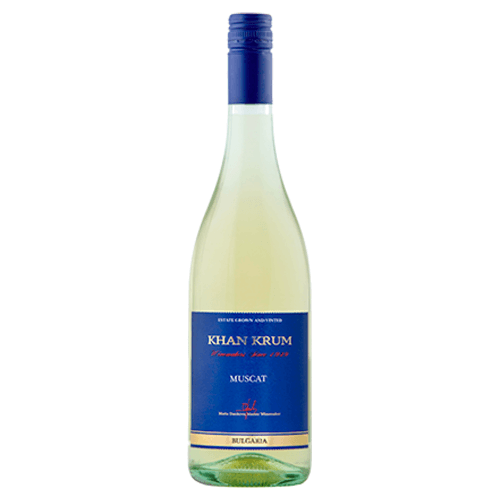 Khan Krum Muskat | 0,75 l Khan Krum Muskat aus der Schwarzmeerregion in Bulgarien.