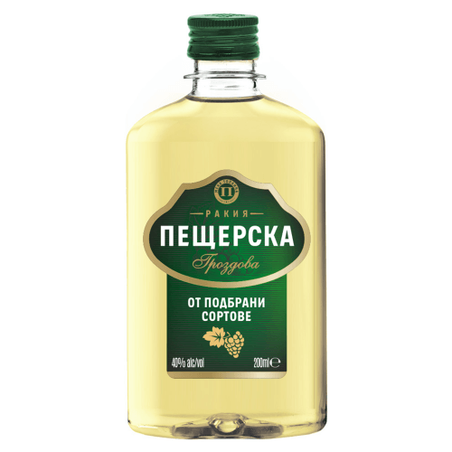 Peshterska Grozdova Rakija | 0,2 l Peshterska Grozdova Rakija Rakia aus Bulgarien.