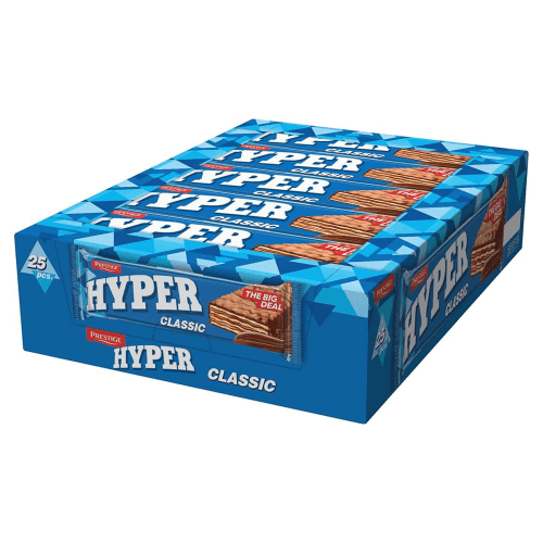 Prestige Hyper Schokowaffeln Classic Box 25x50g | 1,25 kg Prestige Hyper Schokowaffeln Classic Box 25x50g von Prestige96 aus Bulgarien.