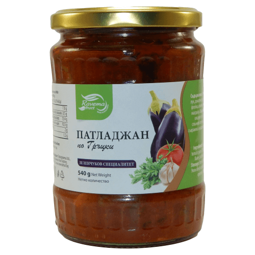 Ravema gebratene Auberginen Griechische Art | 540 g Ravema gebratene Auberginen Griechische Art aus Bulgarien.