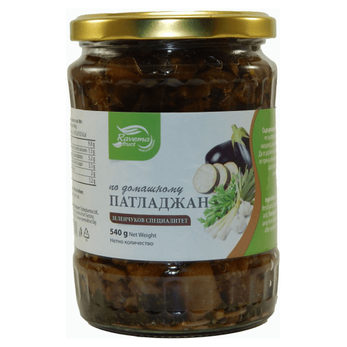 Ravema traditionelle gebratene Aubergine | 540 g Ravema traditionelle gebratene Aubergine im 540g Glas aus Bulgarien.