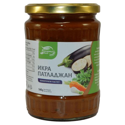 Ravema traditionelles bulgarisches Auberginenpüree | 540 g Ravema traditionelles bulgarisches Auberginenpüree 540g aus Bulgarien.