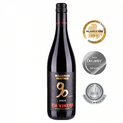 Via Vinera Bulgarian Heritage Rubin | 0,75 l Via Vinera Bulgarian Heritage Rubin Rotwein aus Bulgarien.