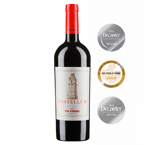 Via Vinera Castellum Cabernet Sauvignon | 0,75 l Via Vinera Castellum Cabernet Sauvignon Rotwein aus Bulgarien.