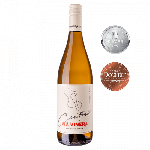 Via Vinera Contour Sauvignon Blanc & Pinot Gris | 0,75 l Via Vinera Contour Sauvignon Blanc & Pinot Gris Weisswein Cuvee aus Bulgarien.