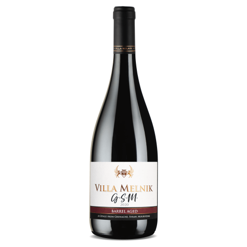 Villa Melnik GSM Grenache Syrah Mourvèdre Barrel Aged | 0,75 l Villa Melnik GSM Grenache Syrah Mourvedre Barrel Aged Limited Edition aus Bulgarien.