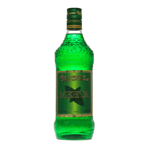 Targovishte Menta Pfefferminzlikör | 0,7 l Targovishte Menta Pfefferminzlikör aus Bulgarien.