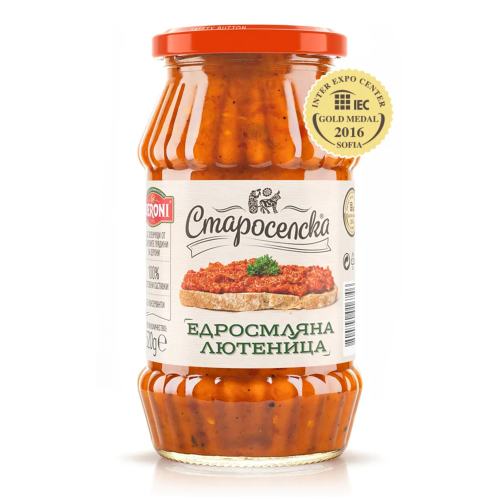 Deroni Staroselska Edrosmlyana Ljutenica | 260 g Deroni Staroselska Edrosmlyana Ljutenica aus Bulgarien.