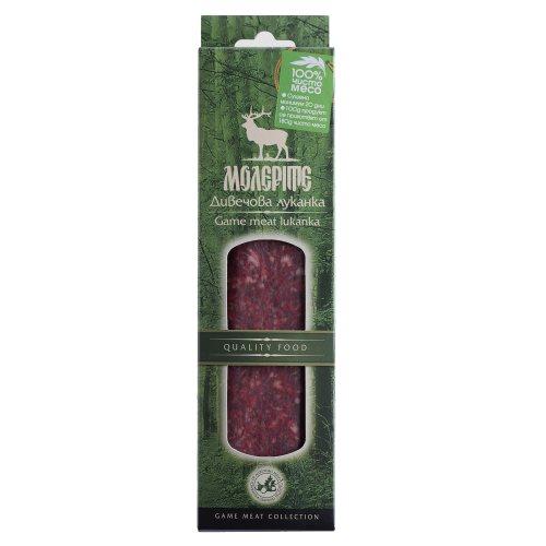 KFM Molerite Wild Lukanka mit Hirschfleisch | 170 g KFM Molerite Wild Lukanka mit Hirschfleisch aus Bulgarien.