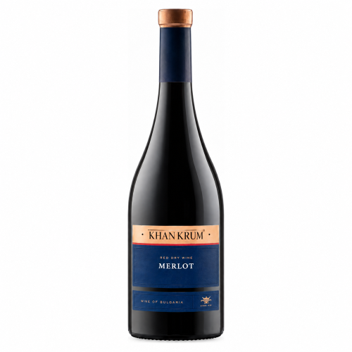 Khan Krum Merlot | 0,75 l Khan Krum Merlot aus der Schwarzmeerregion in Bulgarien.