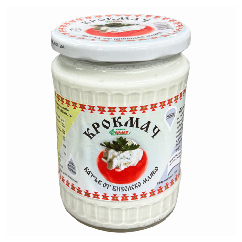 Mandra Fermer Krokmach Büffelmilch Joghurt mit Salz | 530 g Original Bulgarischer Joghurt aus Momchilovtsi in Bulgarien.