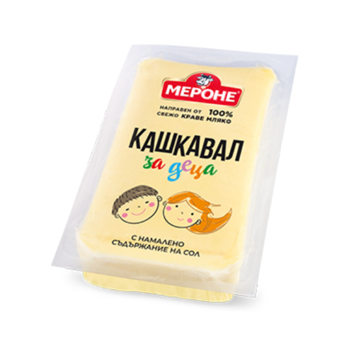 Merone Bulgarischer Kuhmilch Kashkaval Kids | 200 g Merone Bulgarischer Kuhmilch Kashkaval Kids aus Bulgarien.