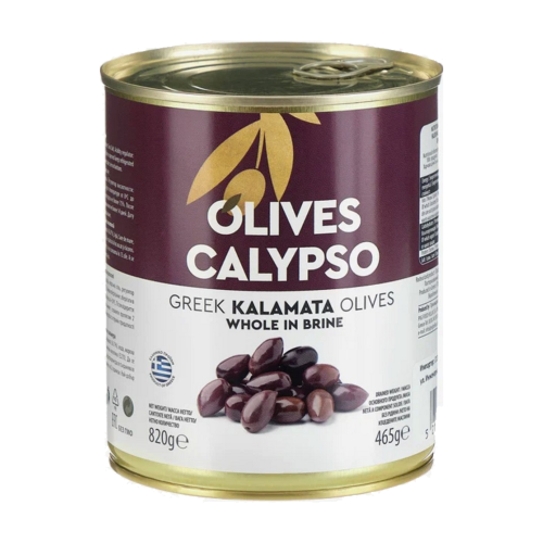 Olives Calypso Greek Kalamata Olives | 465 g Olives Calypso Greek Kalamata Olives aus Griechenland.