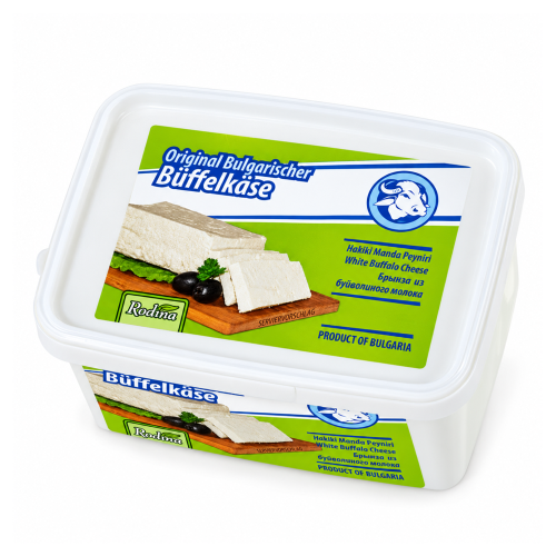 Original Bulgarischer Büffelkäse Sirene | 350 g Rodina Original Bulgarischer Büffelkäse Sirene 350g aus Bulgarien.