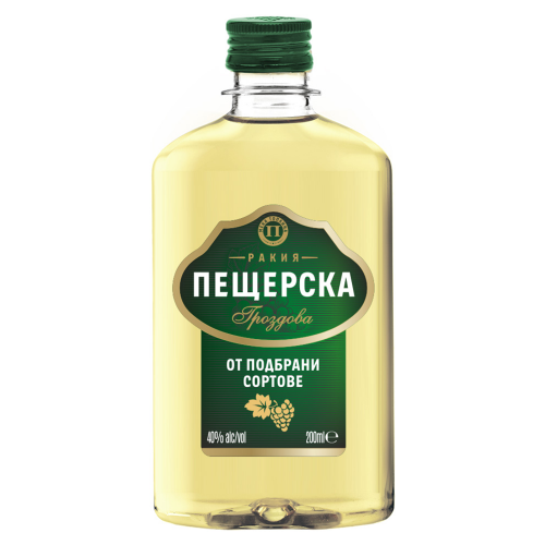 Peshterska Grozdova Rakija | 0,2 l Peshterska Grozdova Rakija Rakia aus Bulgarien.