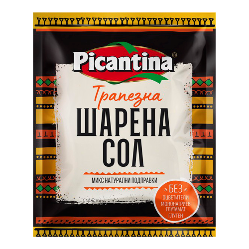 Picantina Scharena Sol Buntes Salz | 40 g Picantina Scharena Sol Buntes Salz aus Bulgarien.