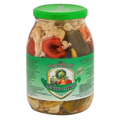 Popkiriloff Turschija bulgarisches Gemüse 1Kg | 500 g Popkiriloff Turschija bulgarisches Gemüse aus Bulgarien.