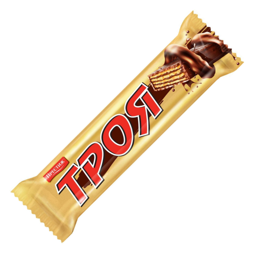 Prestige Troya Schokowaffel Gold | 28 g Prestige Troya Schokowaffel Gold Waffel aus Bulgarien.