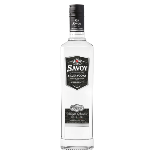 Savoy Vodka Silver Club | 1 l Karnobat Savoy Silver Vodka aus Bulgarien.