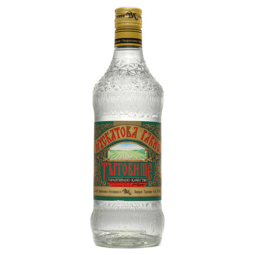 Targovishte Muskatova Rakija | 0,7 l Vinprom Targovishte Muskatova Classic Rakija aus Bulgarien.