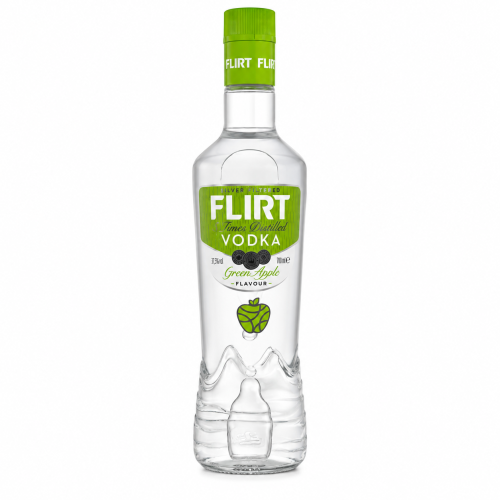 VP Brands Flirt Vodka Grüner Apfel | 0,7 l VP Brands Peshtera Flirt Vodka Green Apple aus Bulgarien.